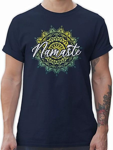 Shirtracer T-Shirt Namaste Vintage Yoga und Wellness Geschenk günstig online kaufen