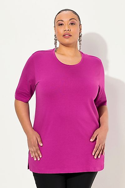 Ulla Popken T-Shirt T-Shirt Rundhalsausschnitt Relaxed günstig online kaufen