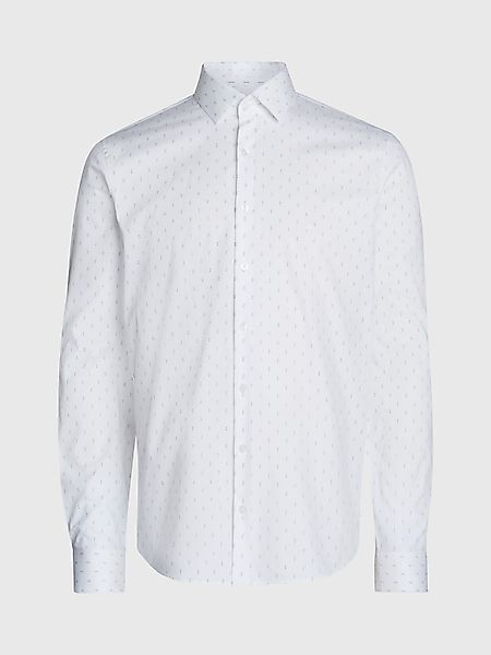 Calvin Klein Langarmhemd POPLIN LEAF PRINT günstig online kaufen