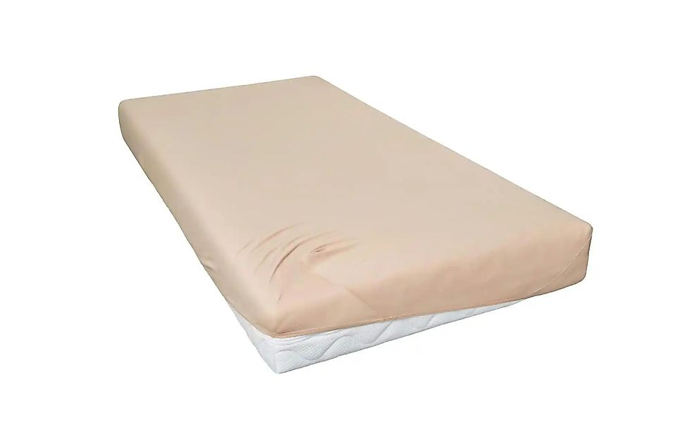 como Jersey-Spannbetttuch   ¦ beige ¦ Maße (cm): B: 100 Bettwaren > Bettlak günstig online kaufen