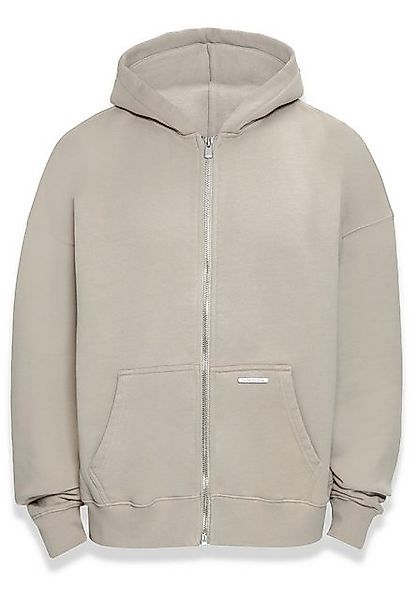 Dropsize Sweatjacke Dropsize Herren Bazix Republiq Super Heavy Rib Zipper günstig online kaufen
