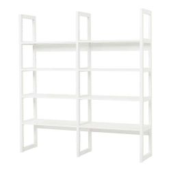 Regal Bücherregal in Weiß Lackierung auf Wasserbasis günstig online kaufen