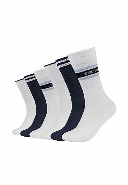 s.Oliver Socken "Tennissocken 6er Pack" 6er Pack, mit RCS-zertifizierter re günstig online kaufen
