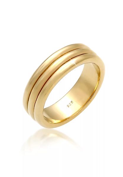Elli Premium Partnerring "Paarring Drei Ringe Trauring Hochzeit 925 Silber" günstig online kaufen