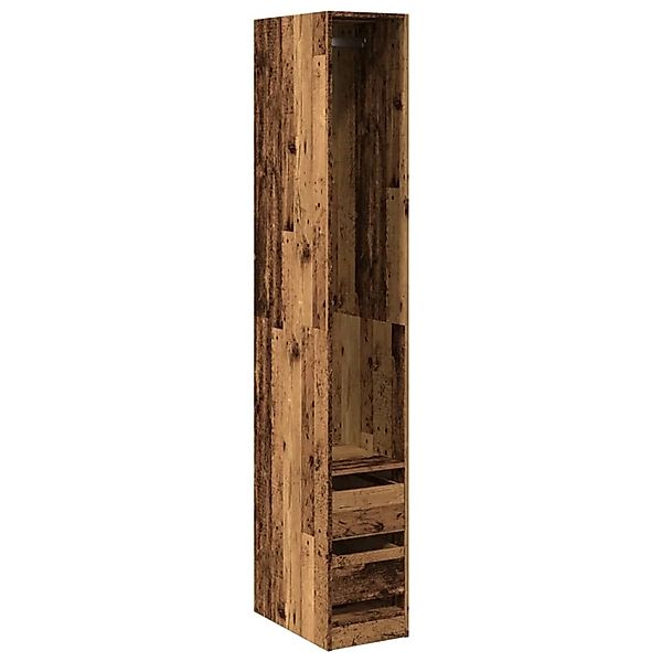 vidaXL Kleiderschrank Altholz-Optik 30x50x200 cm Holzwerkstoff 3307745 günstig online kaufen