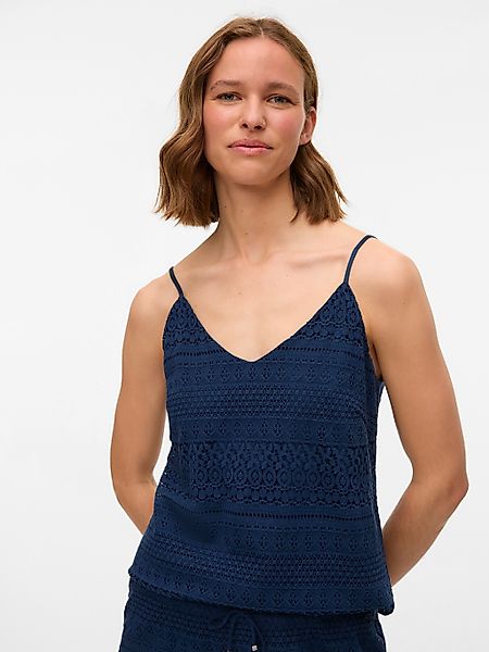 Vero Moda Spaghettitop "VMHONEY LACE SINGLET WVN" günstig online kaufen