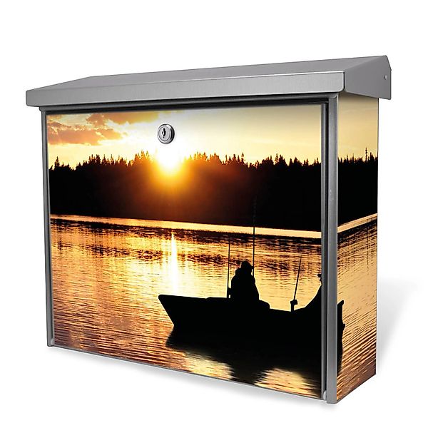 Banjado Briefkasten Edelstahl 38.5x31.5x12cm Ohne Zeitungsfach Inkl. Montag günstig online kaufen