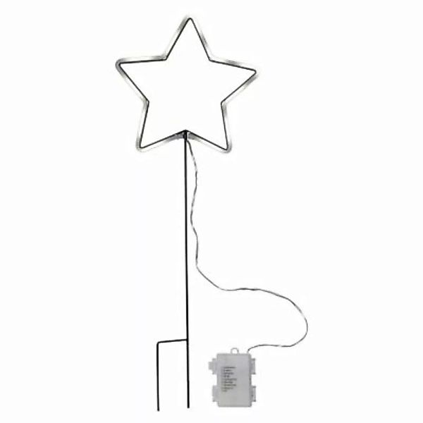 MARELIDA LED Gartenstecker Neon Stern H: 60cm schwarz günstig online kaufen