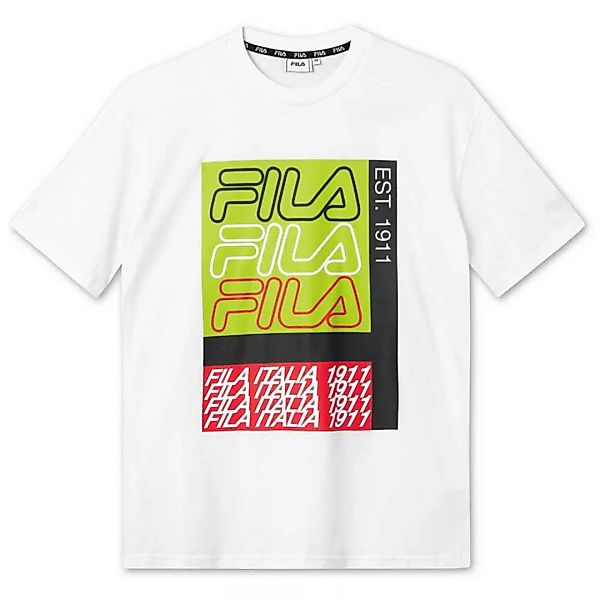 Fila Caradoc Dropped Shoulder Kurzärmeliges T-shirt L Bright White günstig online kaufen