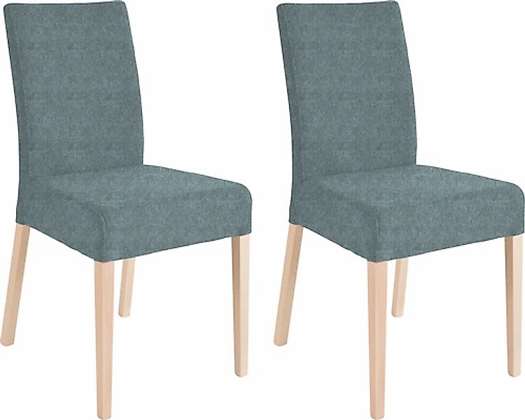 Home affaire 4-Fußstuhl »Umag« (Set) 2 Stk.Sitz und Rücken gepolstert günstig online kaufen