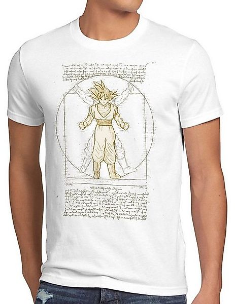 style3 T-Shirt Vitruvianischer Son-Goku da vinci super dragonball z gt song günstig online kaufen