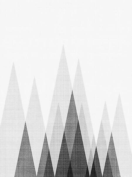 Poster / Leinwandbild - Triangles Art günstig online kaufen