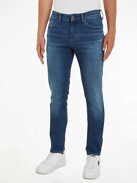 Tommy Jeans Slim-fit-Jeans "SCANTON SLIM", mit Abrieb- und Destroyeddetails günstig online kaufen