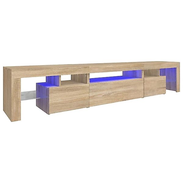 vidaXL TV-Schrank mit LED-Leuchten Sonoma-Eiche 215x36,5x40 cm 3152796 günstig online kaufen