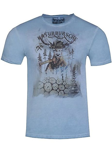 MarJo T-Shirt Herren Trachtenshirt 'Guido' mit Hirschmotiv, Don günstig online kaufen