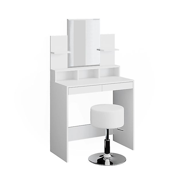 Vicco Schminktisch Ania Weiß 80 cm mit Hocker günstig online kaufen