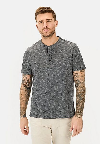 camel active Henleyshirt aus reiner Baumwolle Kurzarm Henley günstig online kaufen
