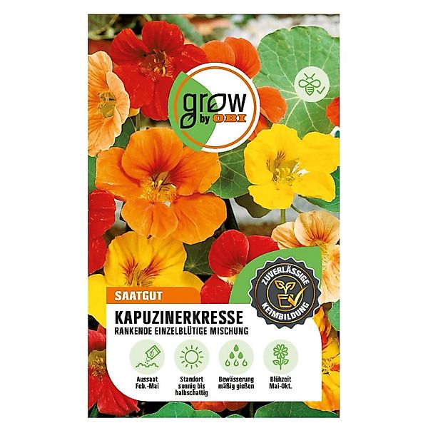 GROW by OBI Kapuzinerkresse Kapuzinerkressen-Mischung günstig online kaufen