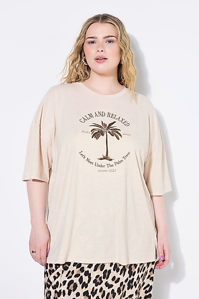 Studio Untold T-Shirt T-Shirt oversized Palmen-Stickerei günstig online kaufen