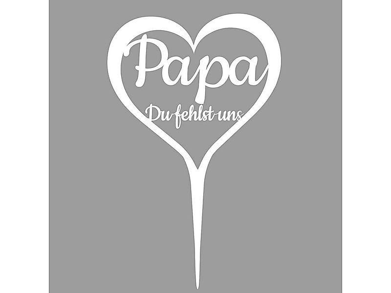 Gestecke Grabstecker Trauerschmuck Grabgesteck Herz Grabschmuck Grabdeko, I günstig online kaufen