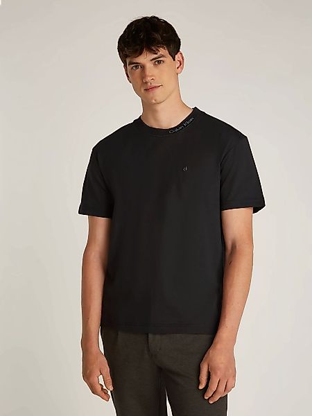 Calvin Klein T-Shirt "NECK LOGO T-SHIRT", mit Logoprägung günstig online kaufen