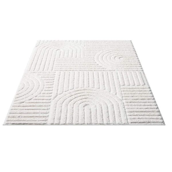 Carpet City Hochflor-Teppich "FOCUS765" rechteckig 20 mm Höhe Boho-Teppich, günstig online kaufen