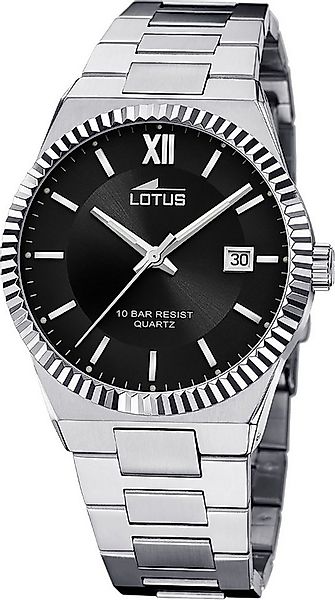 Lotus Chronograph Lotus Herrenuhr Edelstahl silber Lotus, (Chronograph), He günstig online kaufen