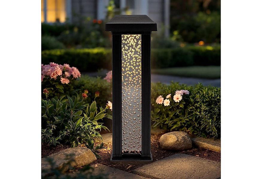 Spetebo LED Solarleuchte Gartenstecker im Sprudelsäule Design - 30 cm, Sola günstig online kaufen