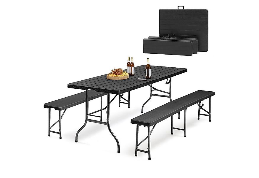 Sekey Bierzeltgarnitur Klappbar Bierzeltgarnitur 180cm Festzeltgarnitur Bie günstig online kaufen