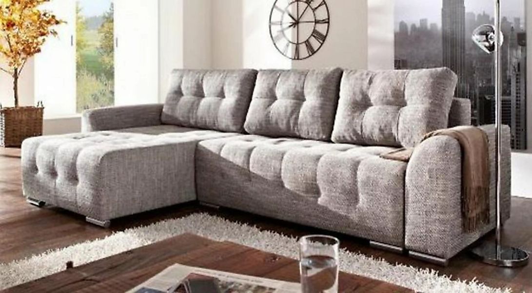 JVmoebel Sofa Sofa L-Form Ledersofa Couch Wohnlandschaft Garnitur, Made in günstig online kaufen
