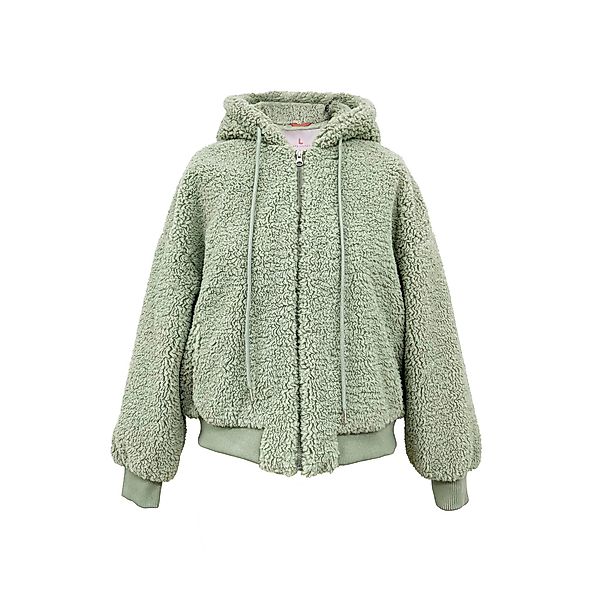 Lara Laurén Plüschjacke moderne Kapuzenjacke aus günstig online kaufen