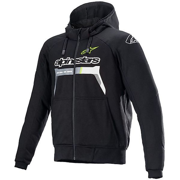 Alpinestars Motorradjacke Alpinestars Chrome Ignition Hoodie schwarz / gelb günstig online kaufen