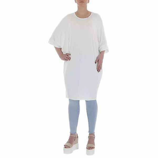 Ital-Design Tunikashirt Damen Freizeit Top & Shirt in Weiß günstig online kaufen