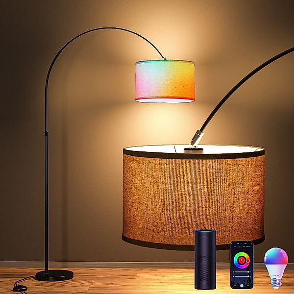 Auralum LED Stehlampe mit RGB LED günstig online kaufen