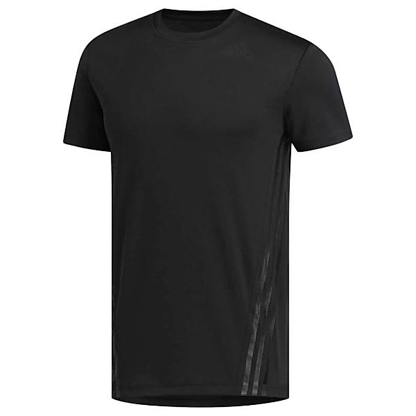 Adidas Aeroready 3 Stripes Kurzarm T-shirt XS Black günstig online kaufen