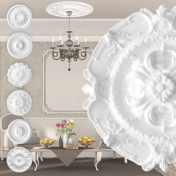 marbet design Wanddekoobjekt R-05 (Stuckrosette aus günstig online kaufen