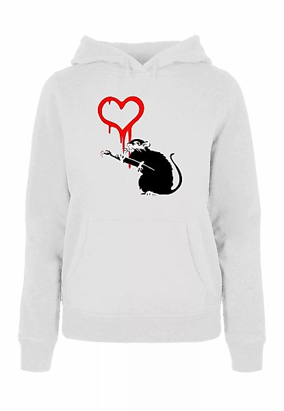 Merchcode Kapuzenpullover "Merchcode Damen Ladies Love Rat Hoody", (1 tlg.) günstig online kaufen