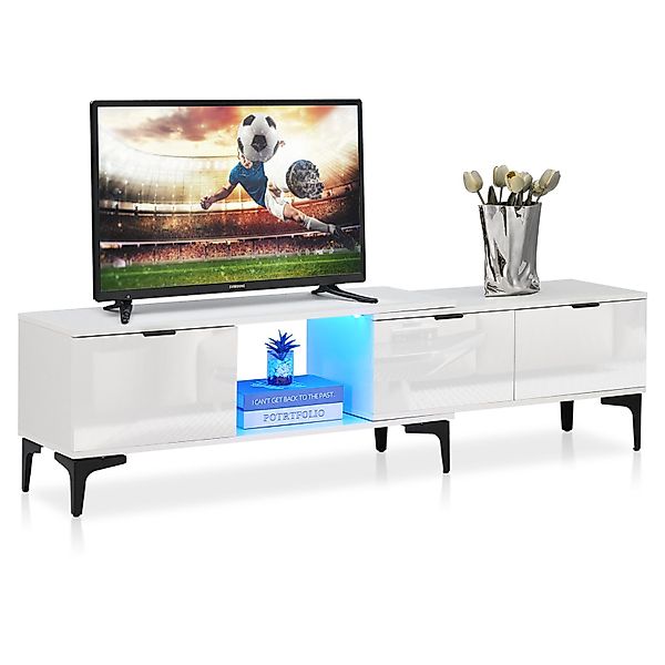 Ofcasa Lowboard TV-Schrank, 120-170x35x40cm Fernsehtisch mit günstig online kaufen
