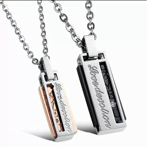 Sanixa Schmuckset Partnerketten Set Anhänger Liebe günstig online kaufen