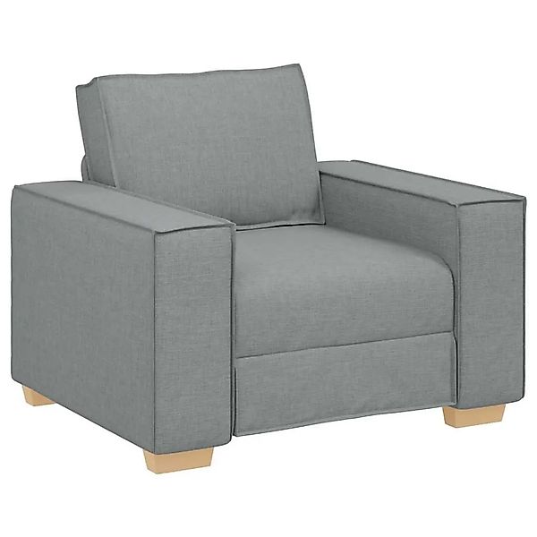 vidaXL Sofa Stuhl Hellgrau 60 cm Stoff 4104960 günstig online kaufen