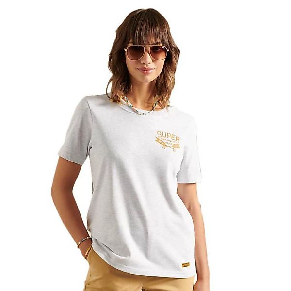 Superdry Glitter Sparkle Kurzarm T-shirt M Ice Marl günstig online kaufen