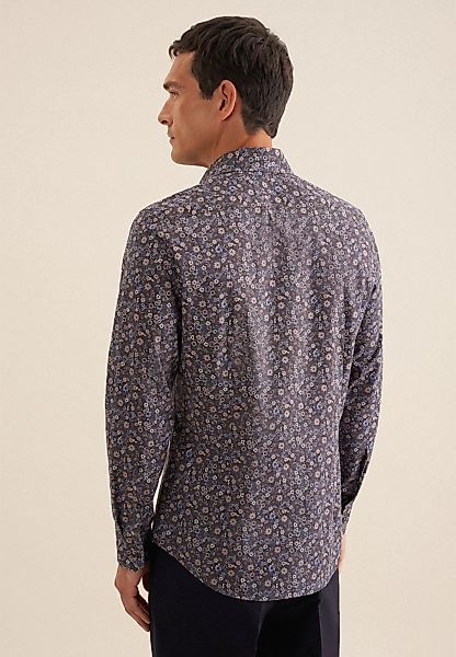 seidensticker Businesshemd "Slim", Slim Langarm Kentkragen Floral günstig online kaufen