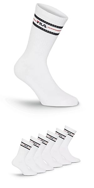 Fila Sportsocken "UNISEX LIFESTYLE PLAIN SOCKS", (6 Paar), mit eingestrickt günstig online kaufen