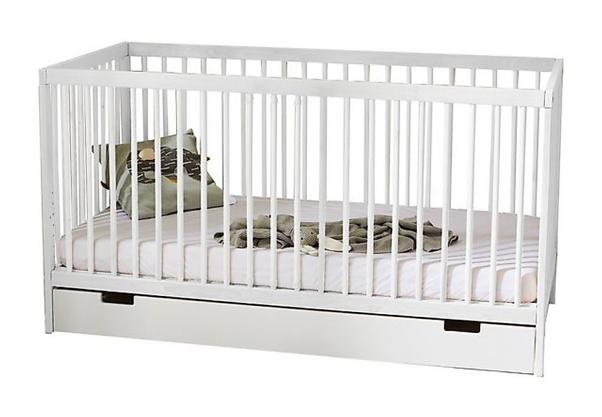 Kids Collective Babybett Kinderbett Gitterbett 60x120 und 70x140 cm höhenve günstig online kaufen