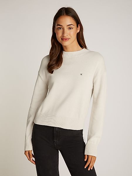 Calvin Klein Jeans Rundhalspullover MONOGRAM EMBRO günstig online kaufen