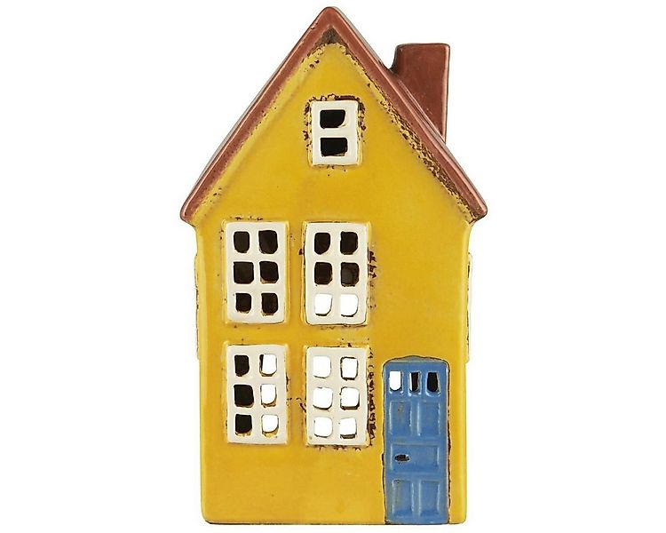 Ib Laursen Teelichthalter Teelichthaus Keramik Deko Licht Haus stimmungsvol günstig online kaufen