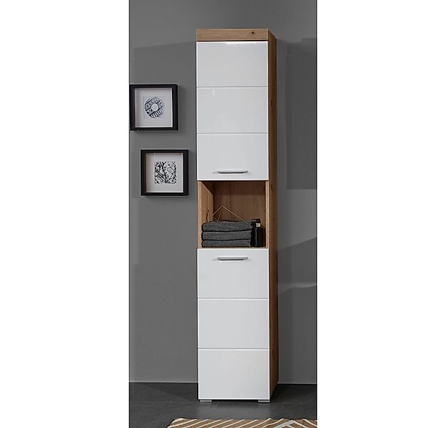 Lomadox Hochschrank ALTENA-19 Asteiche Nb. 37/190/31 cm günstig online kaufen