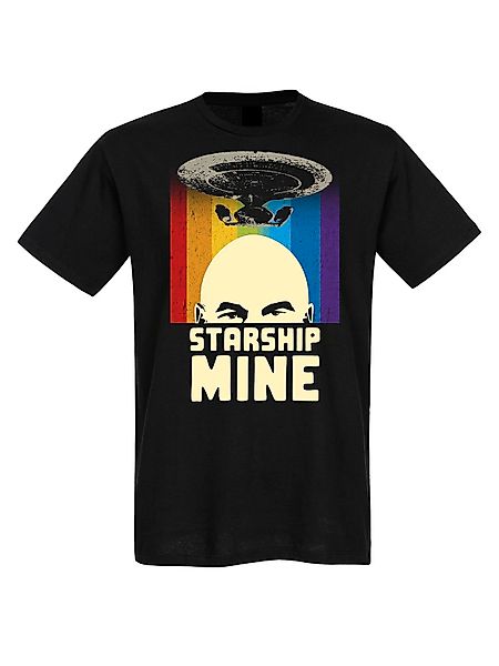 Star Trek Starship Mine Herren T-Shirt schwarz günstig online kaufen