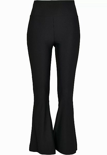 URBAN CLASSICS Leggings "Urban Classics Damen Ladies High Waist Rib Boot Cu günstig online kaufen