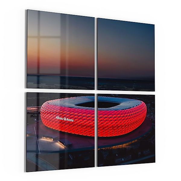 DEQORI Glasbild 'Allianz Arena, München', 'Allianz günstig online kaufen